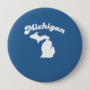 Badge Rond 10 Cm T-shirt MICHIGAN STATE MOTTO