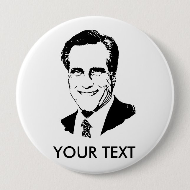 Badge Rond 10 Cm T-shirts de Mitt Romney (Devant)