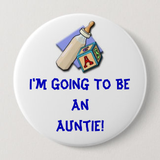 Badge Rond 10 Cm Tante Button