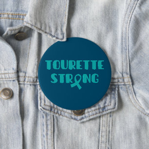 Badge Rond 10 Cm Tourette Boutons forts