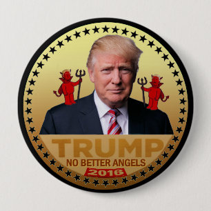 Badge Rond 10 Cm Trump 2016