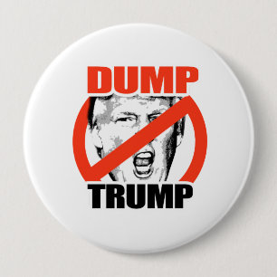 Badge Rond 10 Cm Trump - Anti-Trump