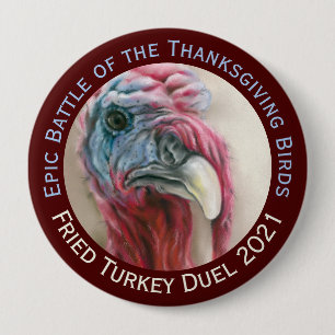 Badge Rond 10 Cm Turquie Duel Holiday Cook Off Pinback Button