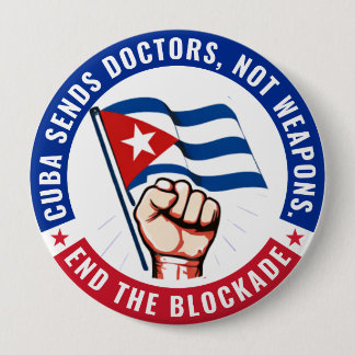 Badge Rond 10 Cm Unblock Cuba