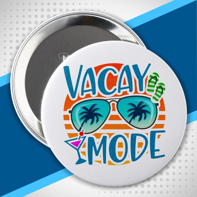 Badge Rond 10 Cm Vacances en famille - Vacances en couple - Vacance (Créateur téléchargé)