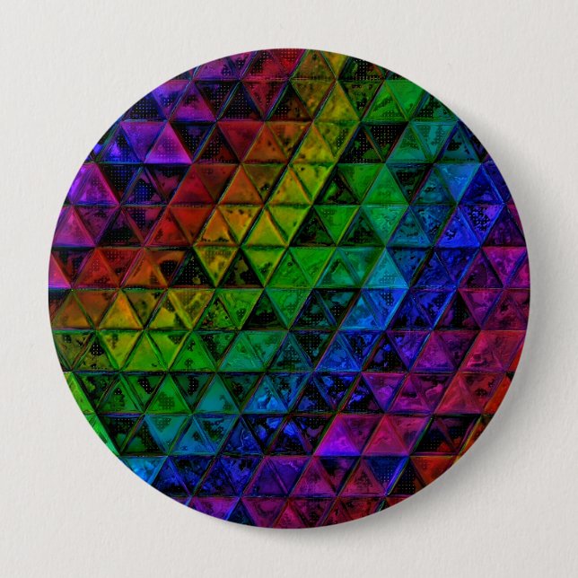 Badge Rond 10 Cm Verre de fierté (Devant)
