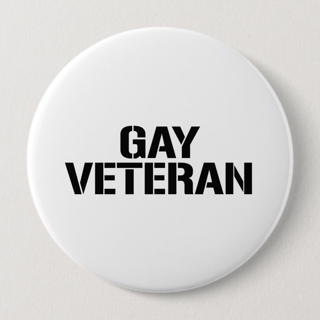 BADGE ROND 10 CM VÉTÉRAN GAI (Devant)