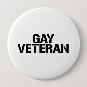 BADGE ROND 10 CM VÉTÉRAN GAI