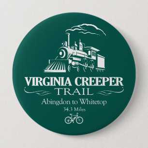 Badge Rond 10 Cm Virginia Creeper Trail (RT)
