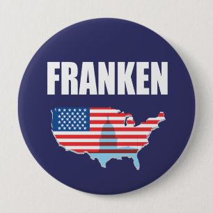 Badge Rond 10 Cm Vitesse d'élection d'AL FRANKEN