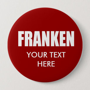 Badge Rond 10 Cm Vitesse d'élection d'AL FRANKEN