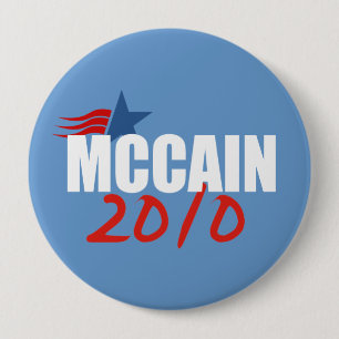 Badge Rond 10 Cm Vitesse d'élection de JOHN MCCAIN