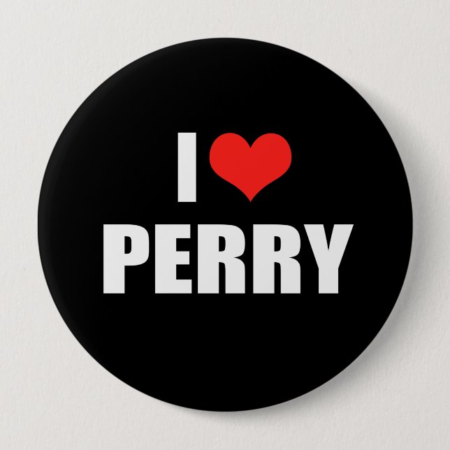 Badge Rond 10 Cm Vitesse d'élection de RICK PERRY (Devant)