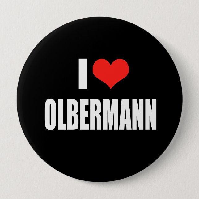 Badge Rond 10 Cm Vitesse d'élection d'OLBERMANN (Devant)