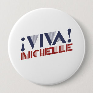 BADGE ROND 10 CM VIVATS MICHELLE - .PNG