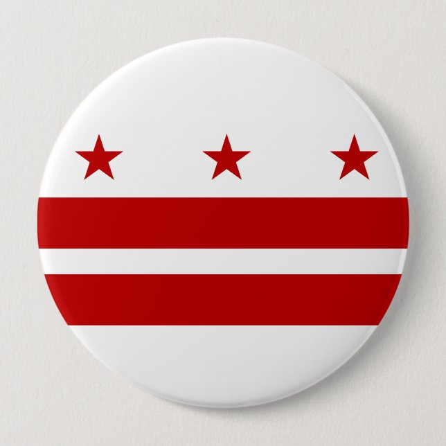 Badge Rond 10 Cm Washington, C.C (Devant)