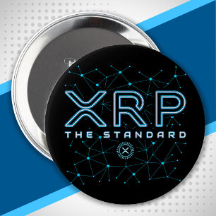 Badge Rond 10 Cm XRPL Blockchain XRP Cryptocurrency Crypto Stars