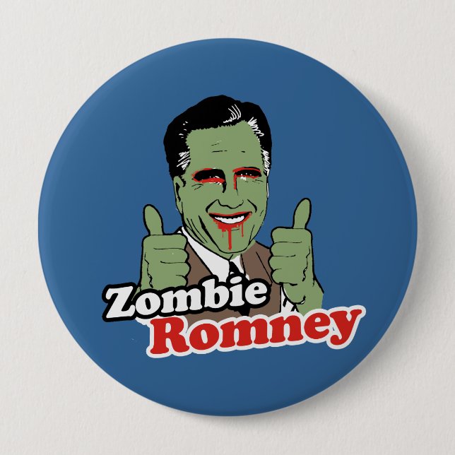 Badge Rond 10 Cm Zombie Romney.png (Devant)