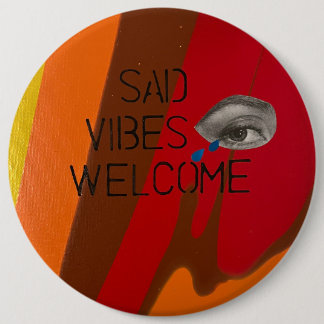 Badge Rond 15,2 Cm Accueil des vidéos tristes