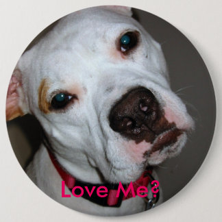 Badge Rond 15,2 Cm Aimez-moi ? bouton