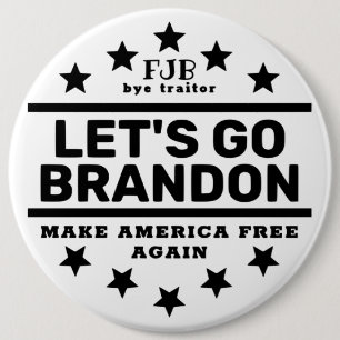 Badge Rond 15,2 Cm Allons Brandon BT
