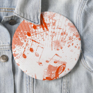 Badge Rond 15,2 Cm Ambiance musicale 3