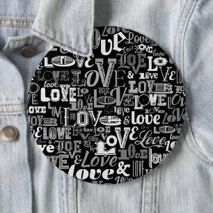 Badge Rond 15,2 Cm Amour 4