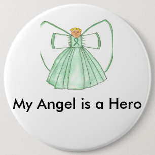 Badge Rond 15,2 Cm angel1