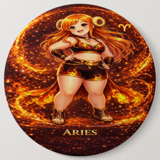Badge Rond 15,2 Cm Archive Galaxy: Aries Phoenix