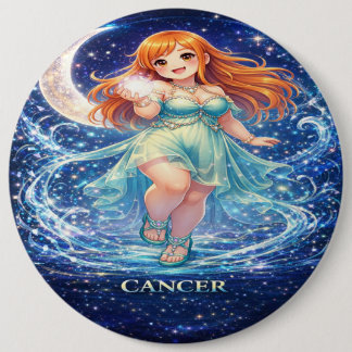 Badge Rond 15,2 Cm Archive Galaxy: Cancer Moon Guardian