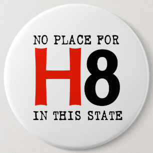 Badge Rond 15,2 Cm Aucun endroit pour H8