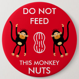 Badge Rond 15,2 Cm Avertissement sur l'allergie des enfants