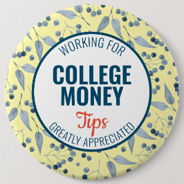 Badge Rond 15,2 Cm Baies bleues Conseils appréciés | Financement univ