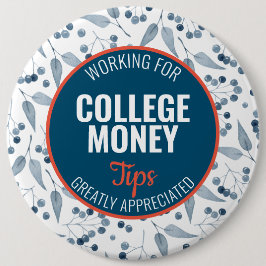 Badge Rond 15,2 Cm Baies bleues Conseils appréciés | Financement univ