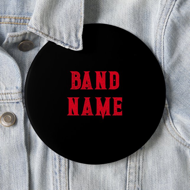 Badge Rond 15,2 Cm Bande personnalisée (En situation)
