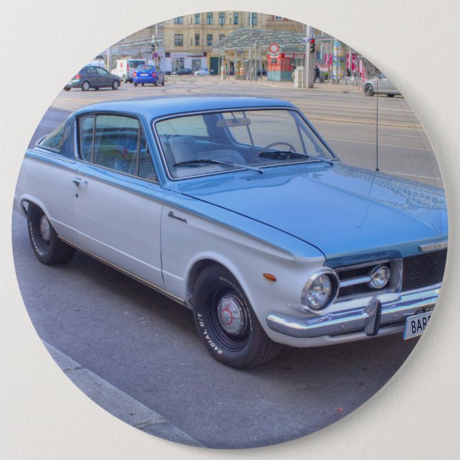 Badge Rond 15,2 Cm Barracuda (Devant)