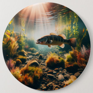 Badge Rond 15,2 Cm Basse-bouche sous-marine