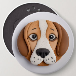 Badge Rond 15,2 Cm Beagle Un Beau Cookie Inspiré
