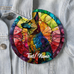 Badge Rond 15,2 Cm Berger Allemand Animaux de compagnie Chien Tige De