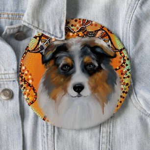 BADGE ROND 15,2 CM BERGER AUSTRALIEN