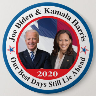 Badge Rond 15,2 Cm biden harris
