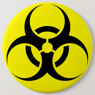 Badge Rond 15,2 Cm Biodanger