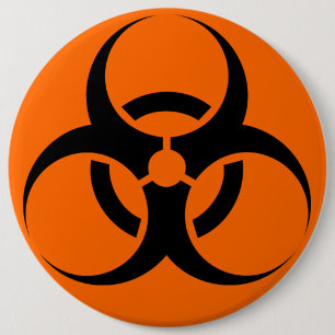Badge Rond 15,2 Cm Biodanger