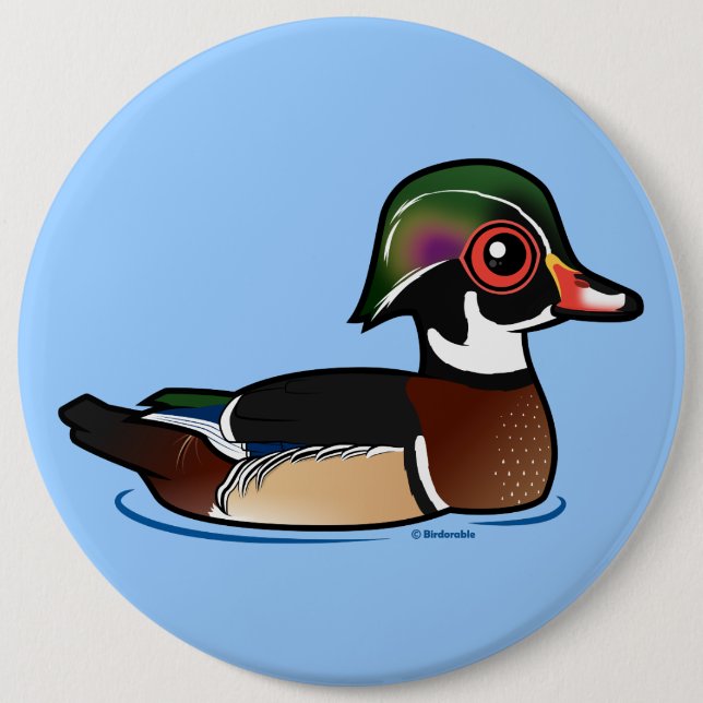 Badge Rond 15,2 Cm Bois (Devant)