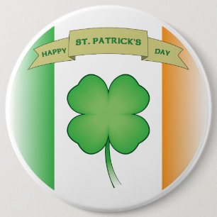 Badge Rond 15,2 Cm Bonne Saint Patrick's Day
