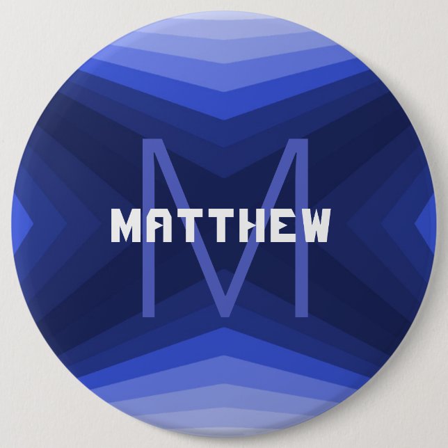 Badge Rond 15,2 Cm Bouton (Devant)