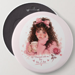 Badge Rond 15,2 Cm Bouton