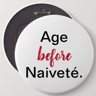 Badge Rond 15,2 Cm Bouton