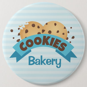 Badge Rond 15,2 Cm Bouton Boulangerie Cookies
