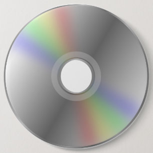 Badge Rond 15,2 Cm Bouton CD de DVD